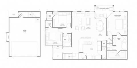 MOL C2T floor plan at Reveal on the Lake, Texas